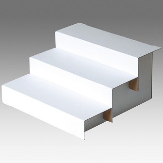 ペーパーヒナ段（3段）［白］（3枚入）