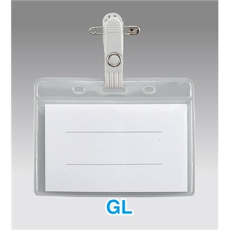 カラータッグ名札 横型（灰） GL(灰)