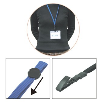 ジョイントストラップ名札（ブラック） BL(ブラック)