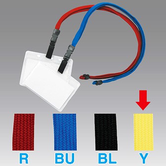 ジョイントストラップ名札（イエロー） Y(イエロー)