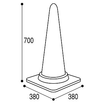 カラフルコーン（赤） R(赤)