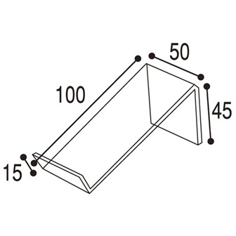 アクリル商品台 ロータイプ（小）ASL－1