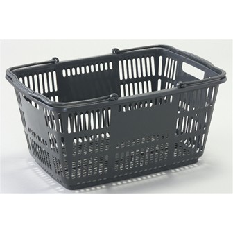 お買物カゴ（ダークグレー）