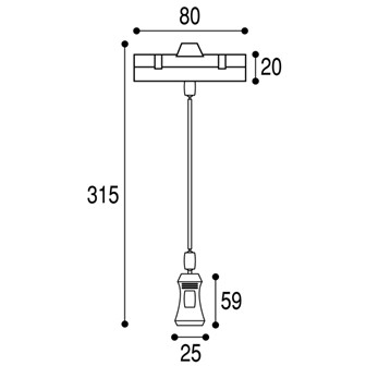 ポップ取付器具 横型クリップ吊下げ用