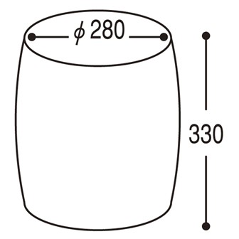 豆樽（白木）【樽本体】※フタは別売りです。 W(白木)