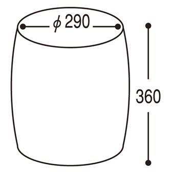 小樽（白木）【樽本体】※フタは別売りです。 W(白木)