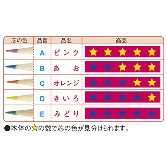 ニューラッキーペンシル（ピンク） A(ピンク)