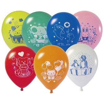 アニマルプリントバルーン バルブ 糸なし イベント用品 販促物 販促通販の Pop Gallery ポップギャラリー