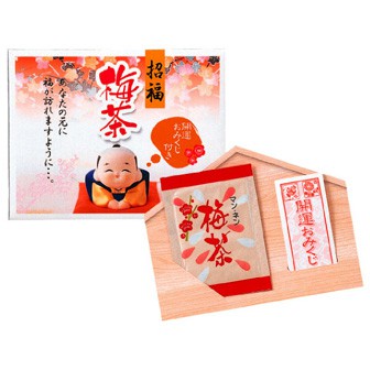 招福 梅茶（1P） おみくじ付