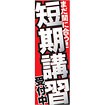 のぼり 短期講習受付中