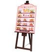 ［大型送料］レシピパネル＆メニューイーゼル（ストライプ）