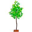 新緑若葉立木 (高さ：124cm）