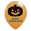 11インチゴム風船（ハッピーハロウィン）オレンジ 25個入