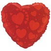 ポップバルーン（18″レッドオンレッドハート）