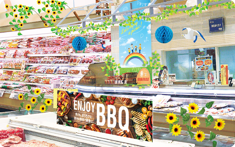 夏の飾りおすすめセット展開例